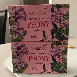 Peony Essential Oil Bar Soap - Pink